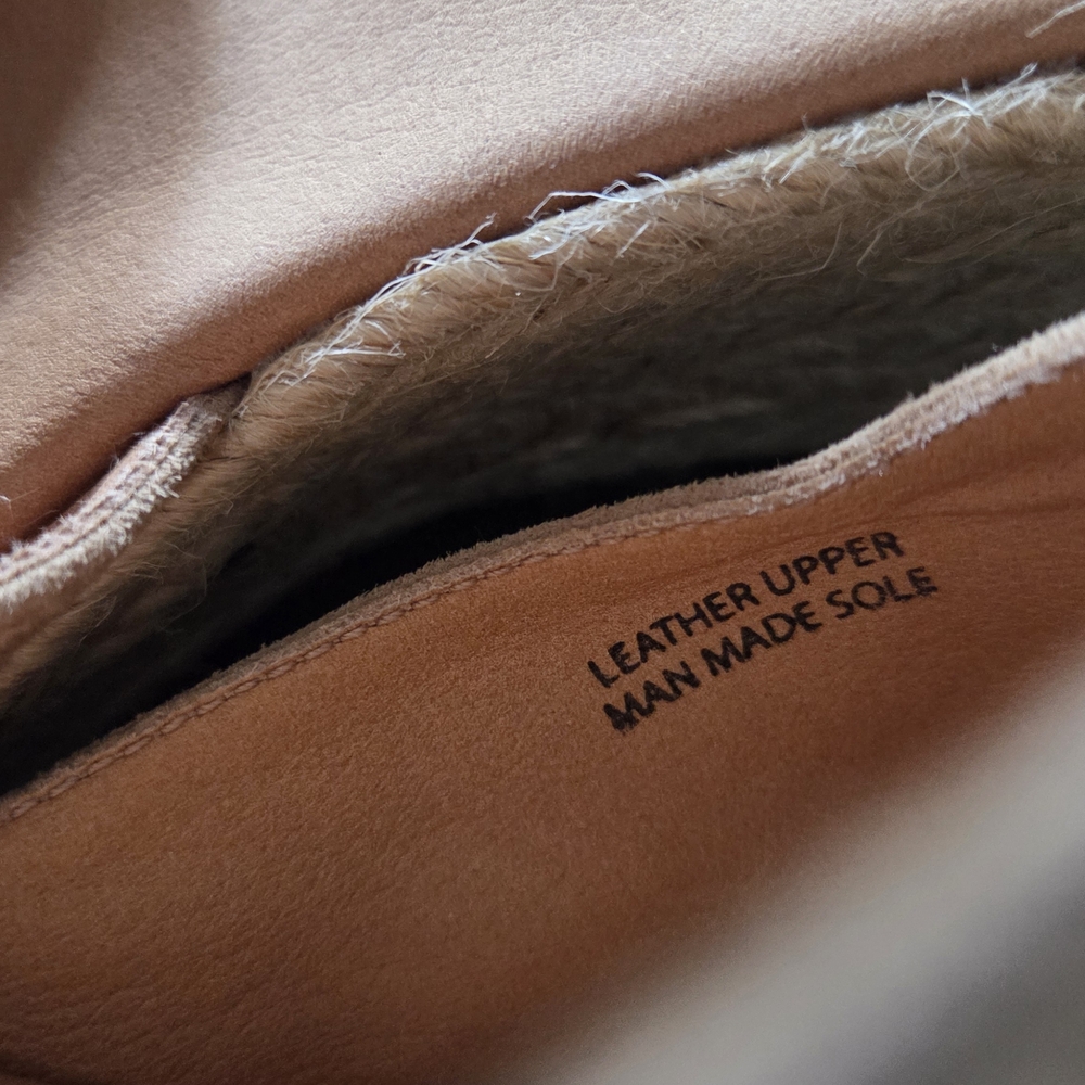 Chic Tan Wedge Sandals - Picture 6 of 8